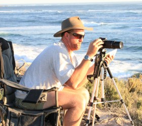 Mark trying to out shoot Vic!