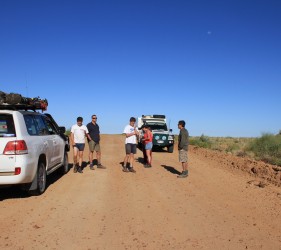Jack, Mark, Angus, Kylie, Marian and Whippet
