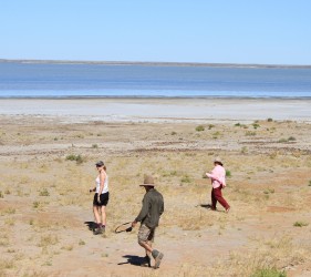 On Lake Eyre